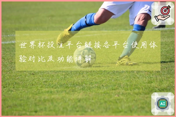 世界杯投注平台链接各平台使用体验对比及功能详解